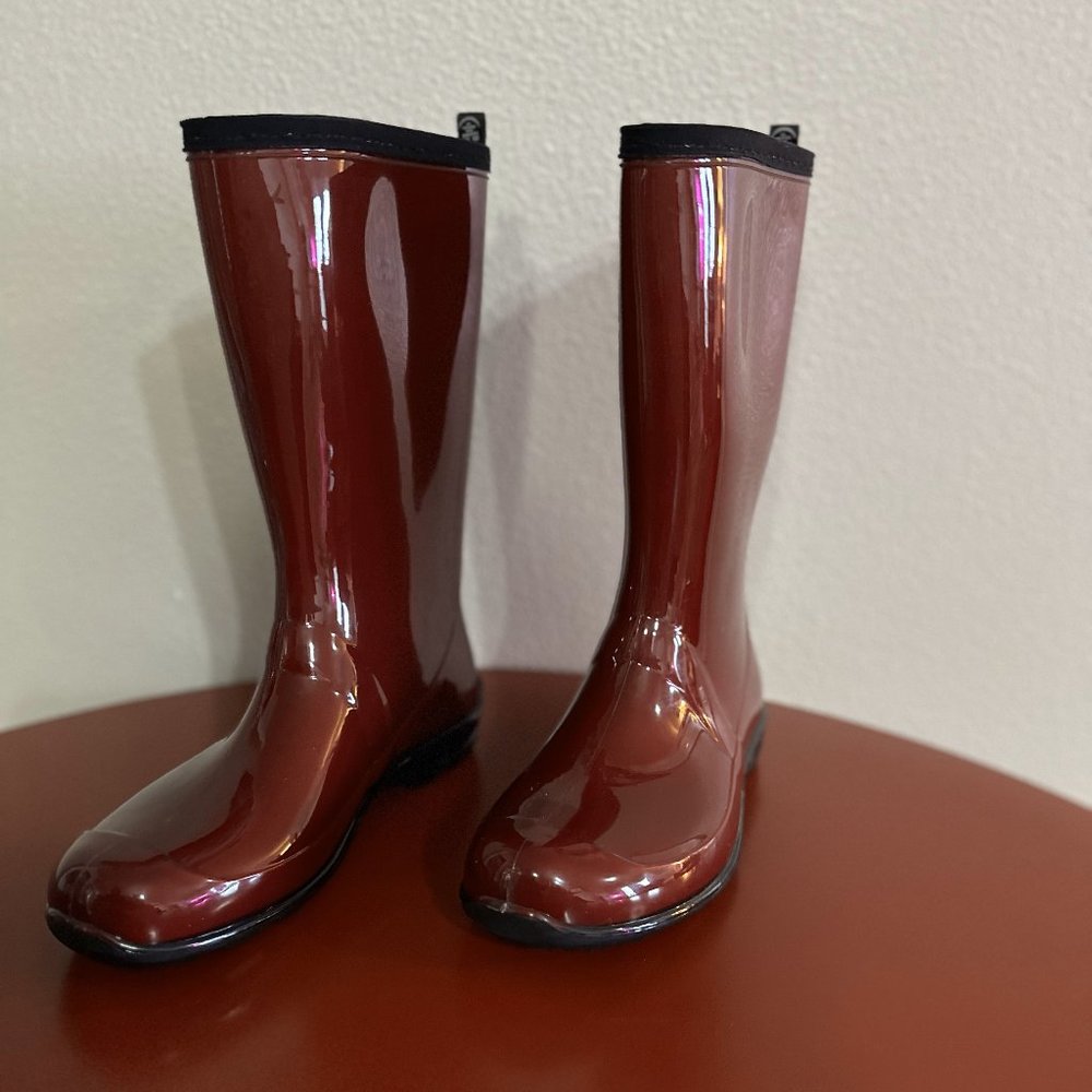 Red Rain Boots